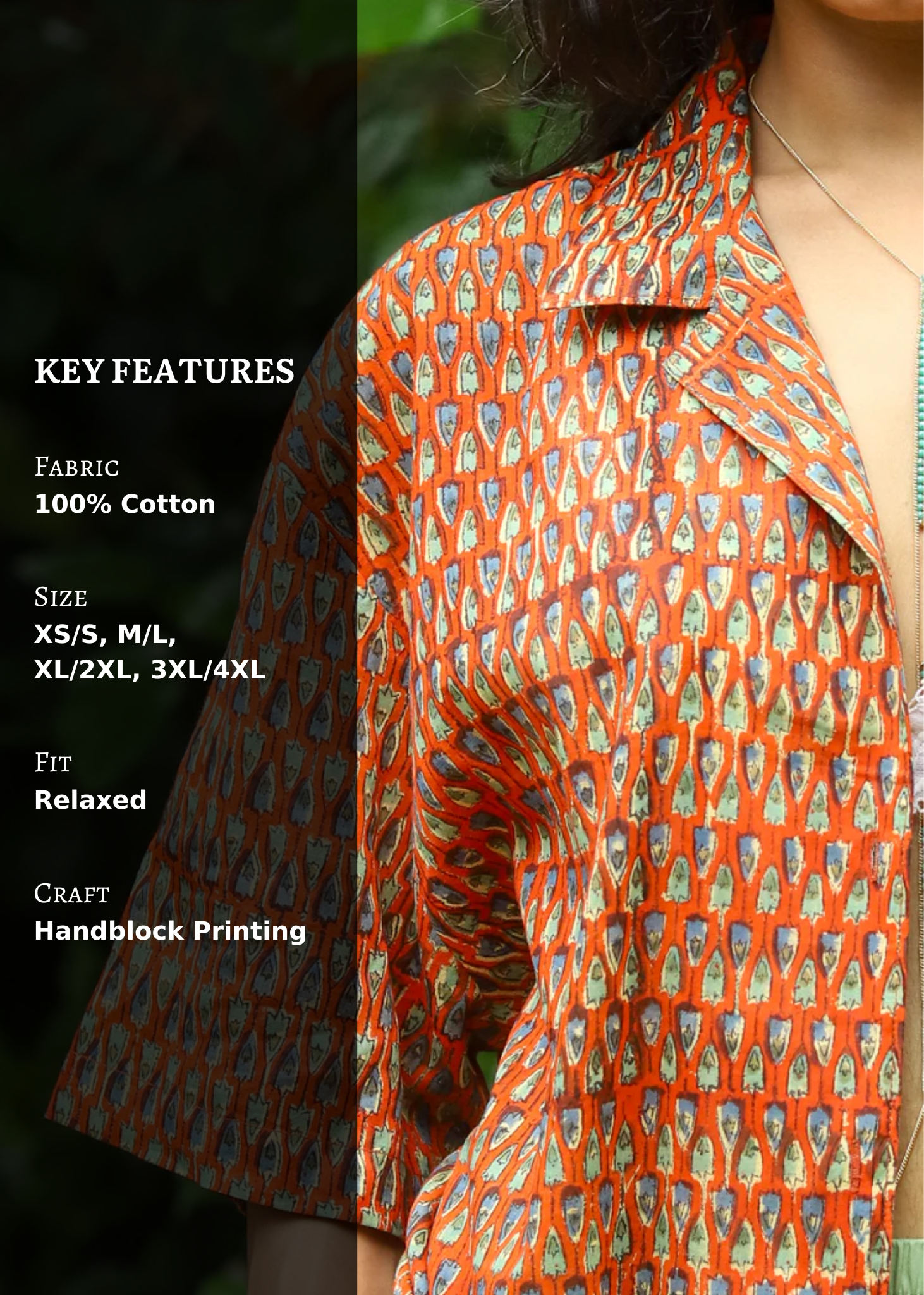 Umang Handblock Printed Unisex Shirt