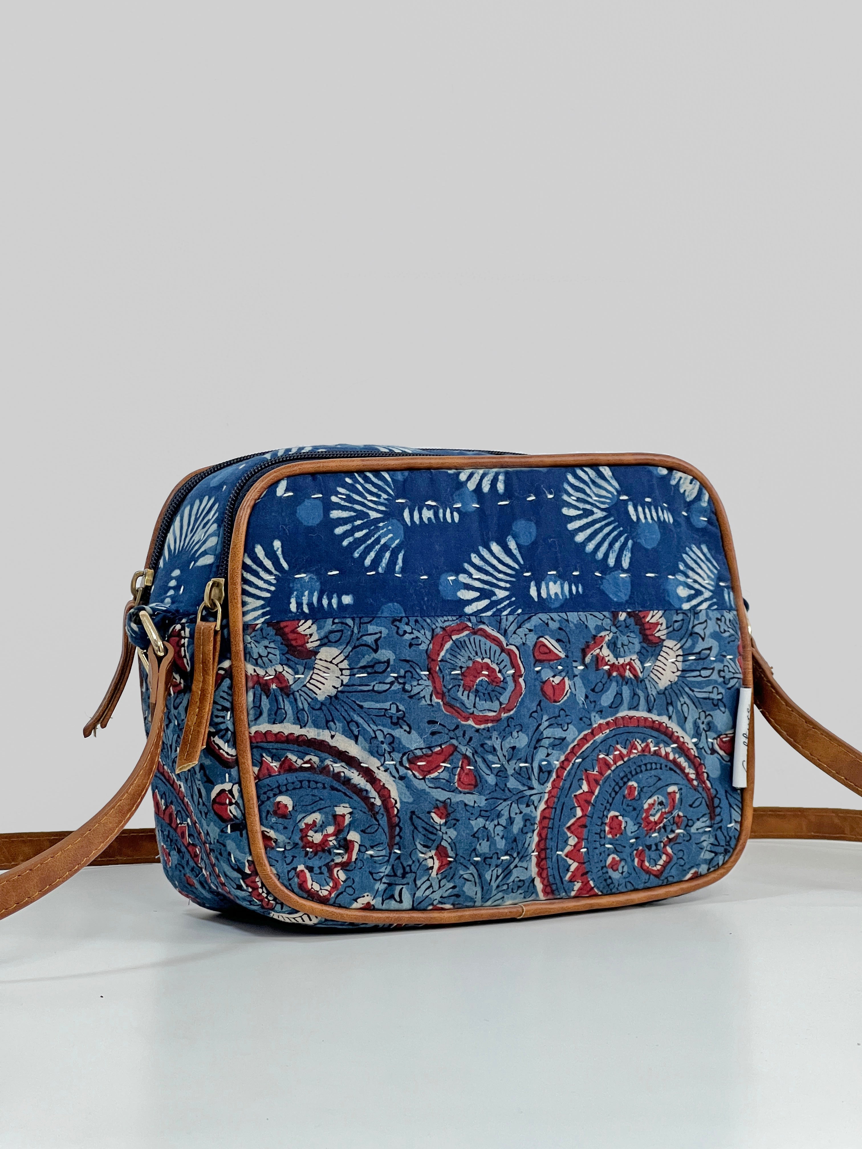 QALA - Ajrakh Print Sling Bag