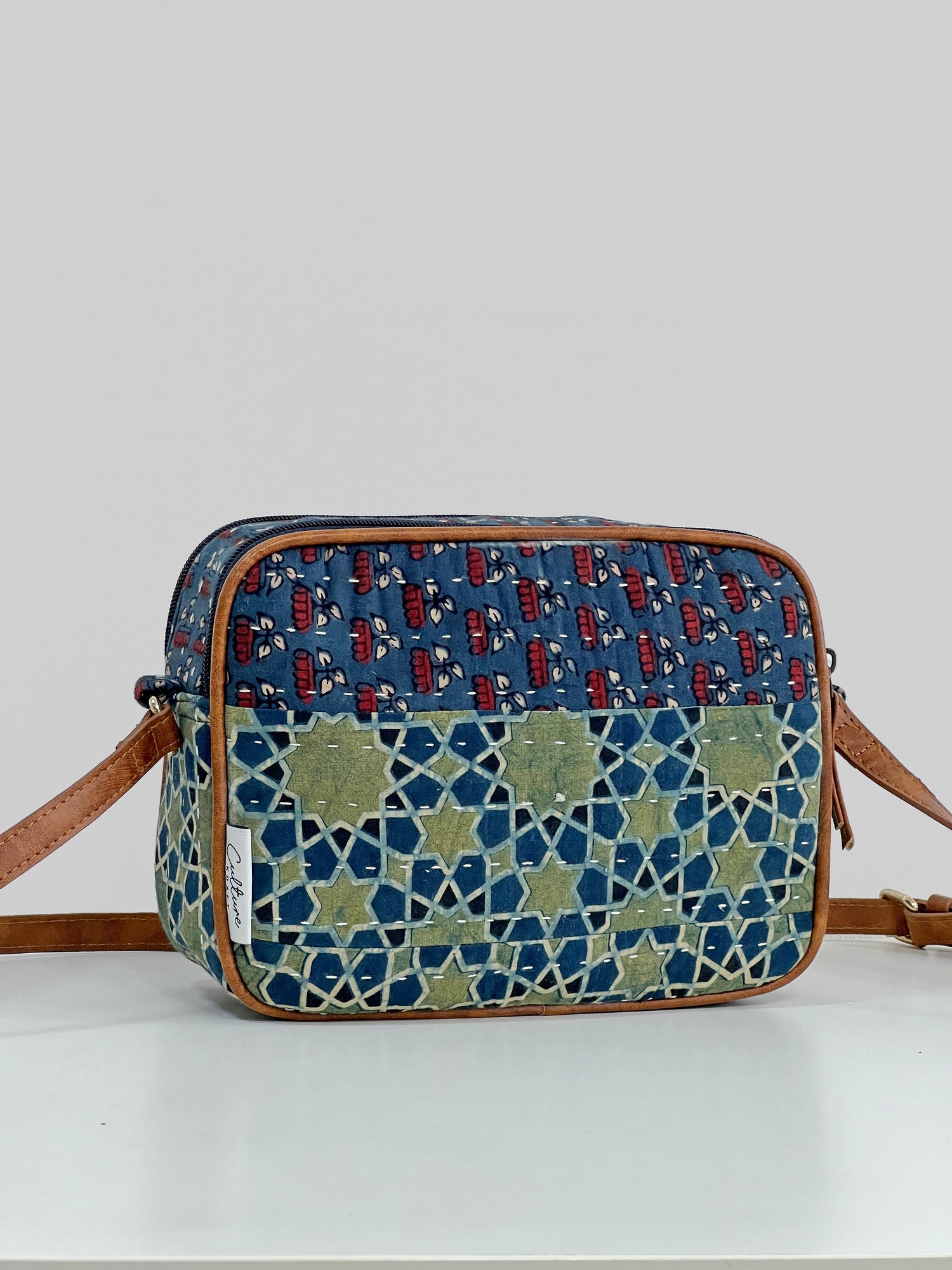 QALA - Ajrakh Print Sling Bag