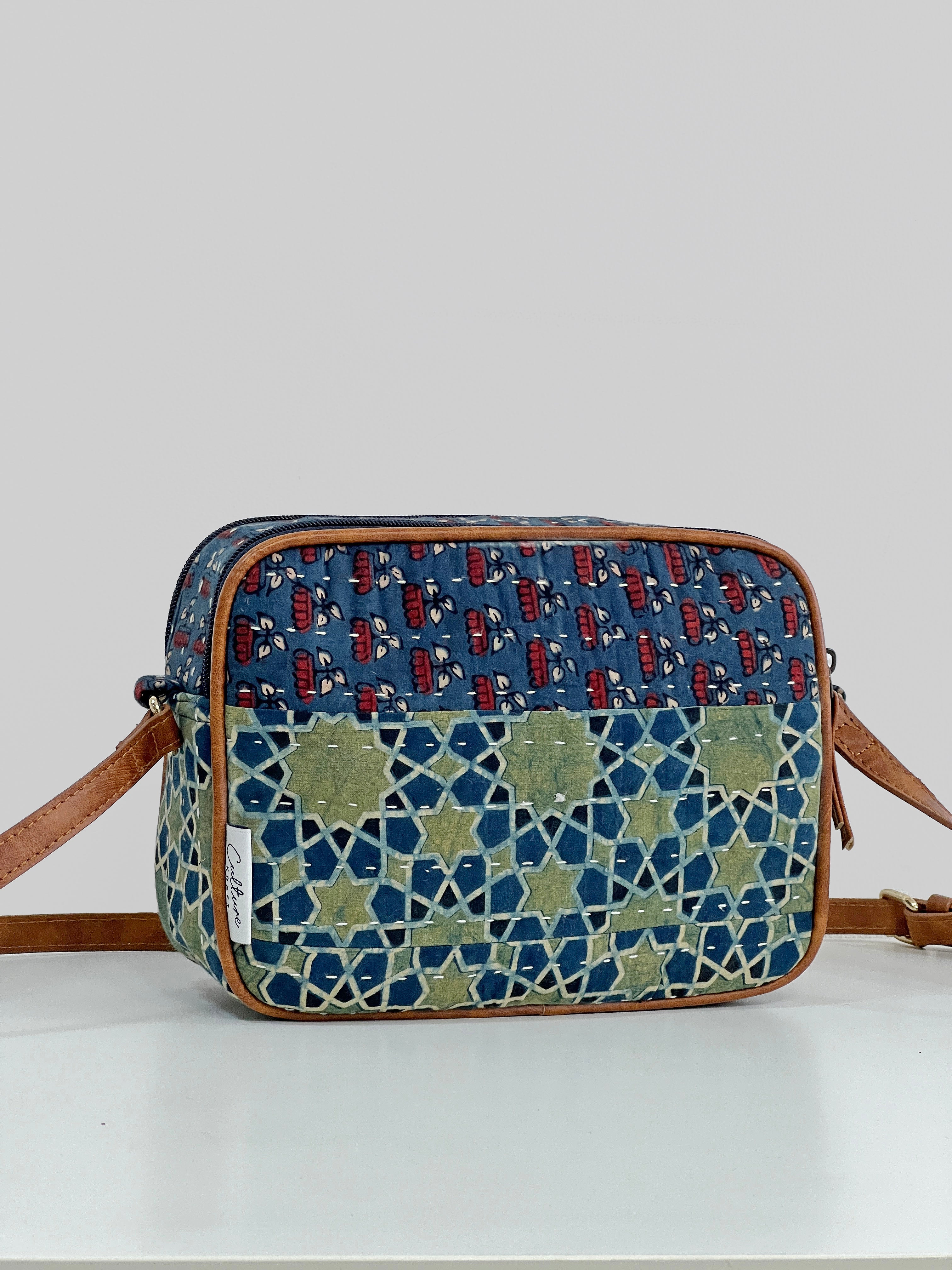 QALA - Ajrakh Print Sling Bag