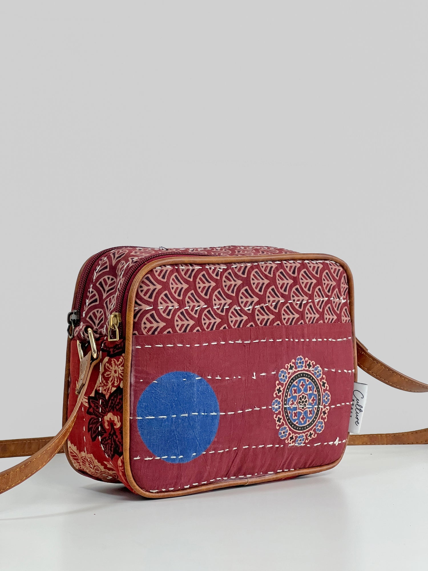 QALA - Ajrakh Print Sling Bag