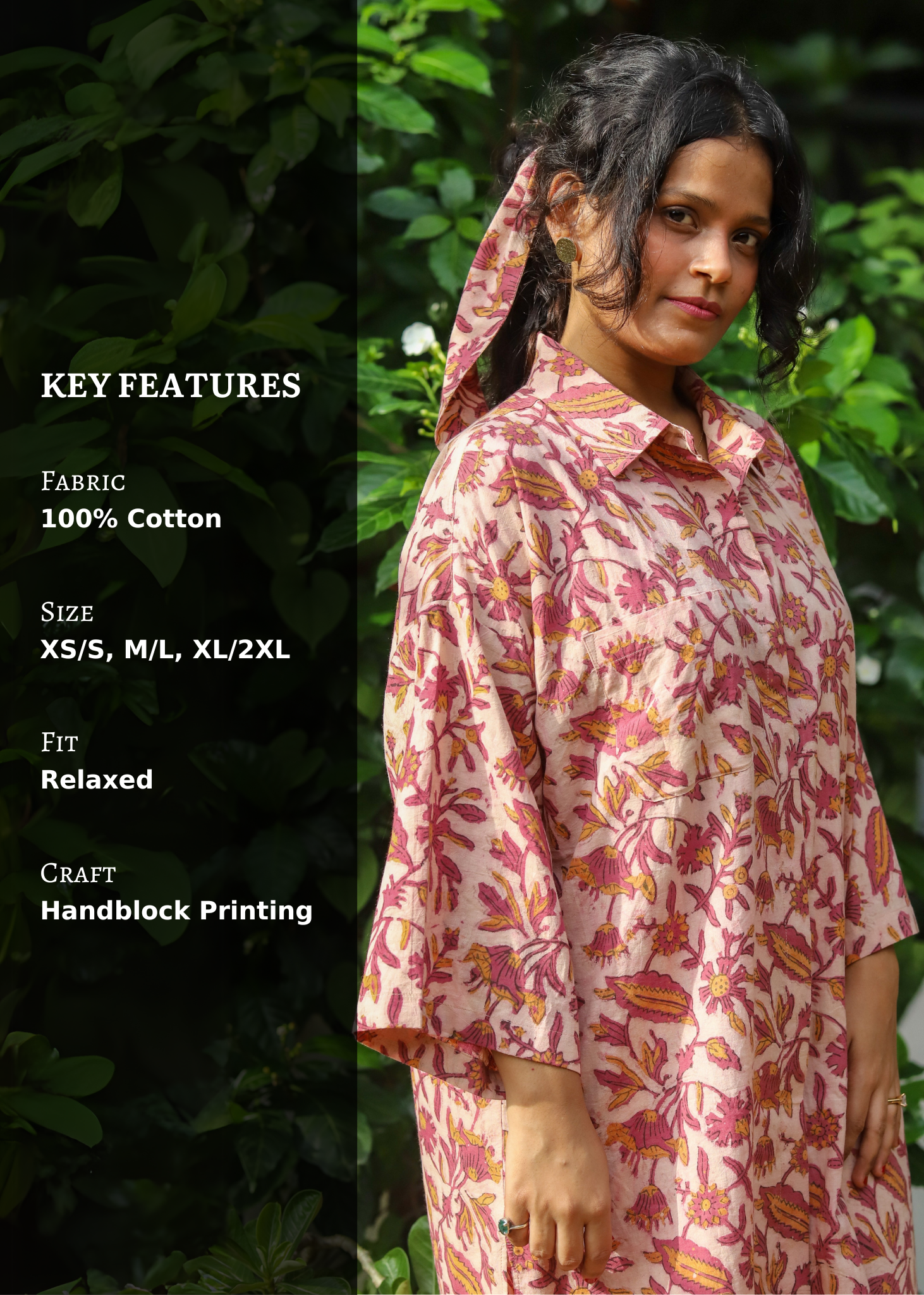 Set of 2 - Abha Tunic Shirt and Palazzos with Headband