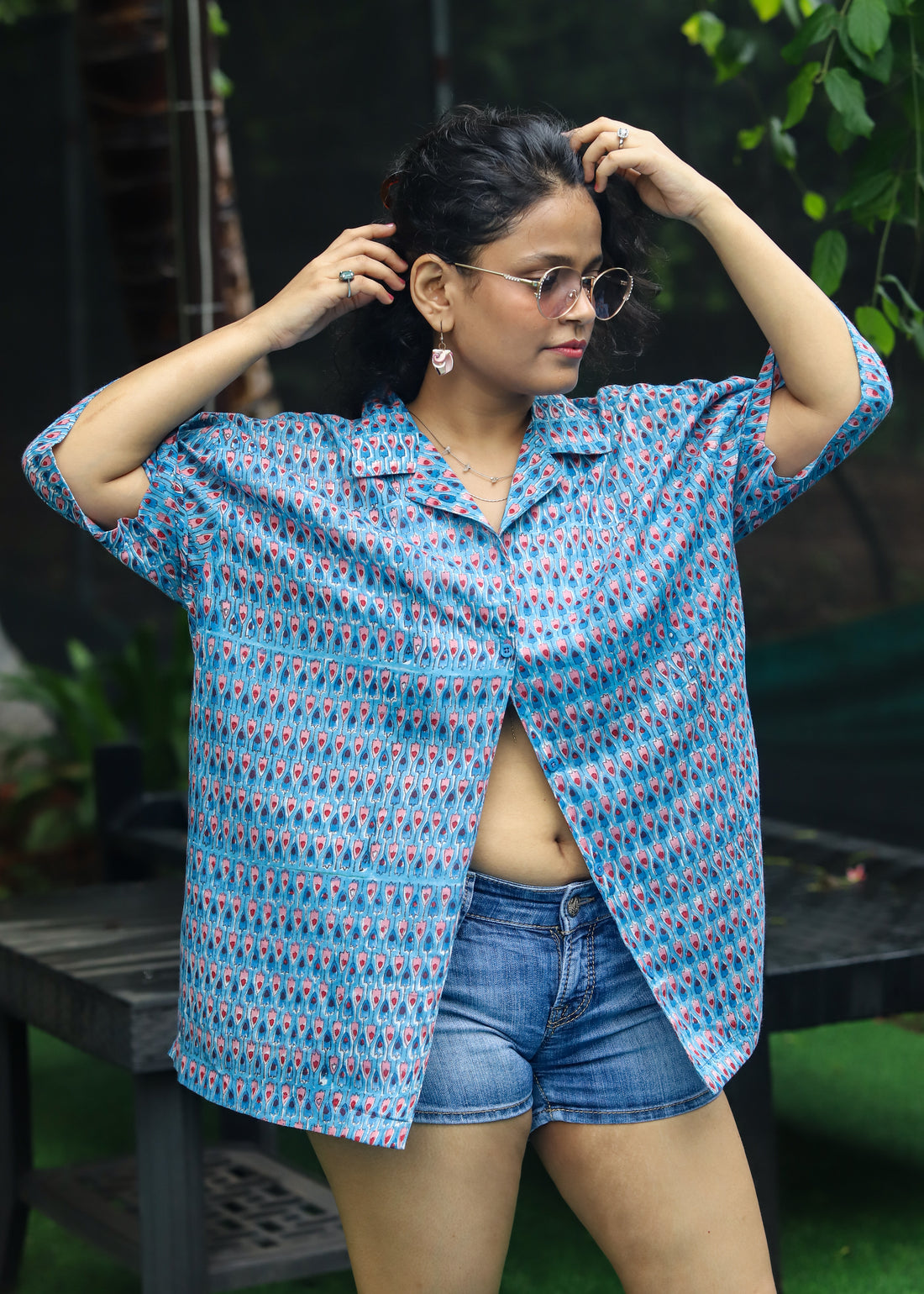 Tarang Handblock Printed Unisex Shirt