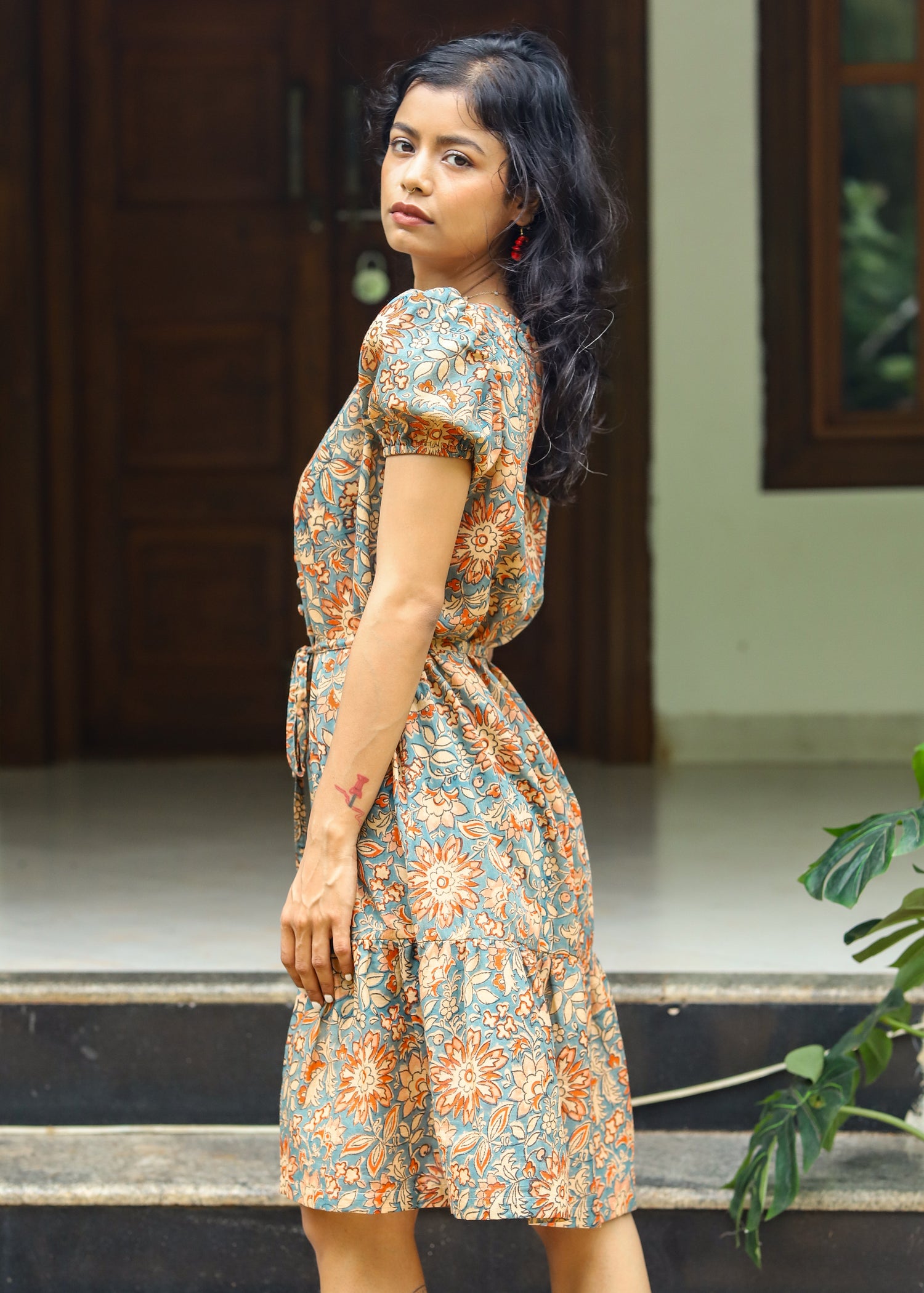 Raqs Handblock Printed Tunic Dress