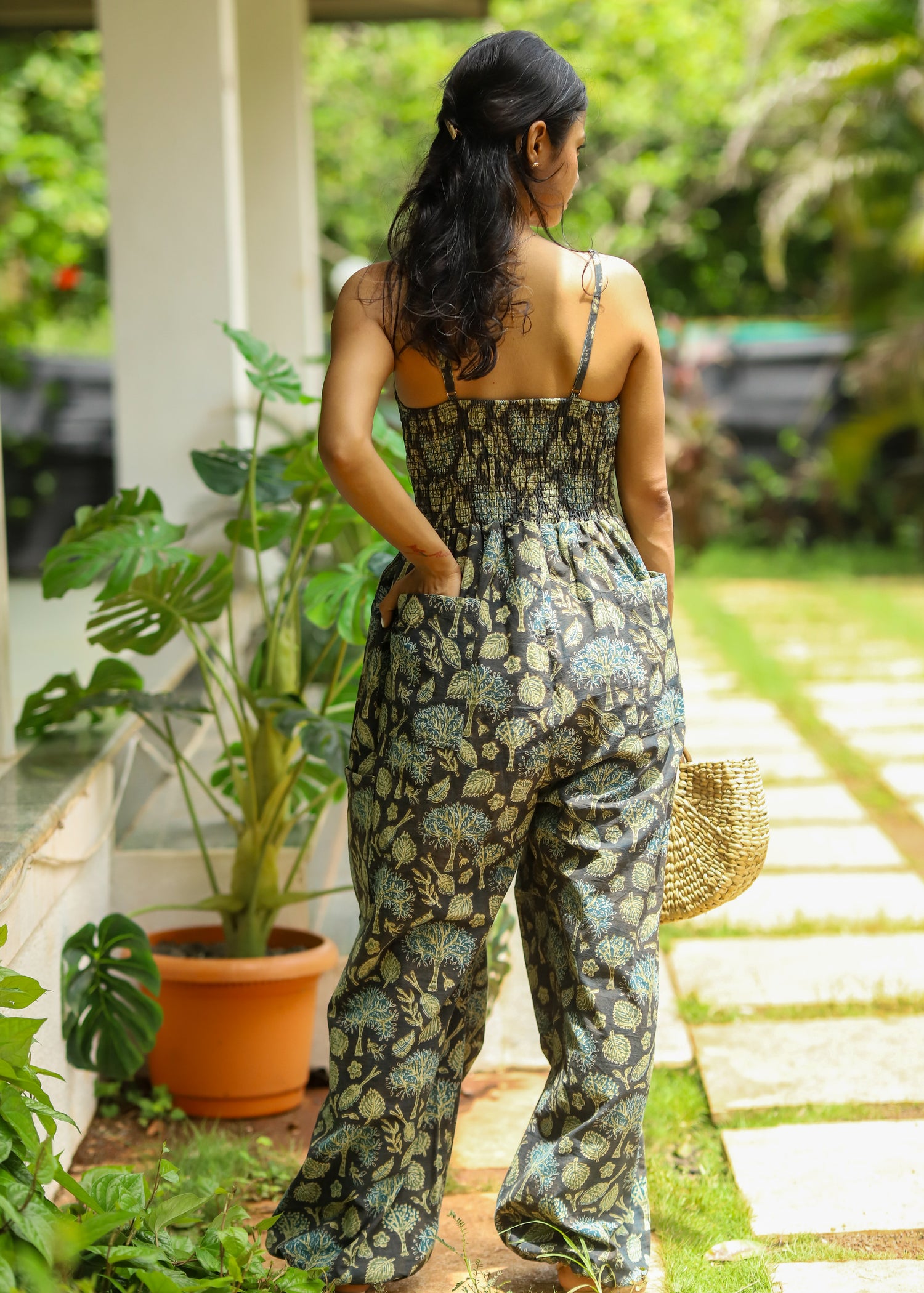 Khiza Handblock Printed Jumpsuit