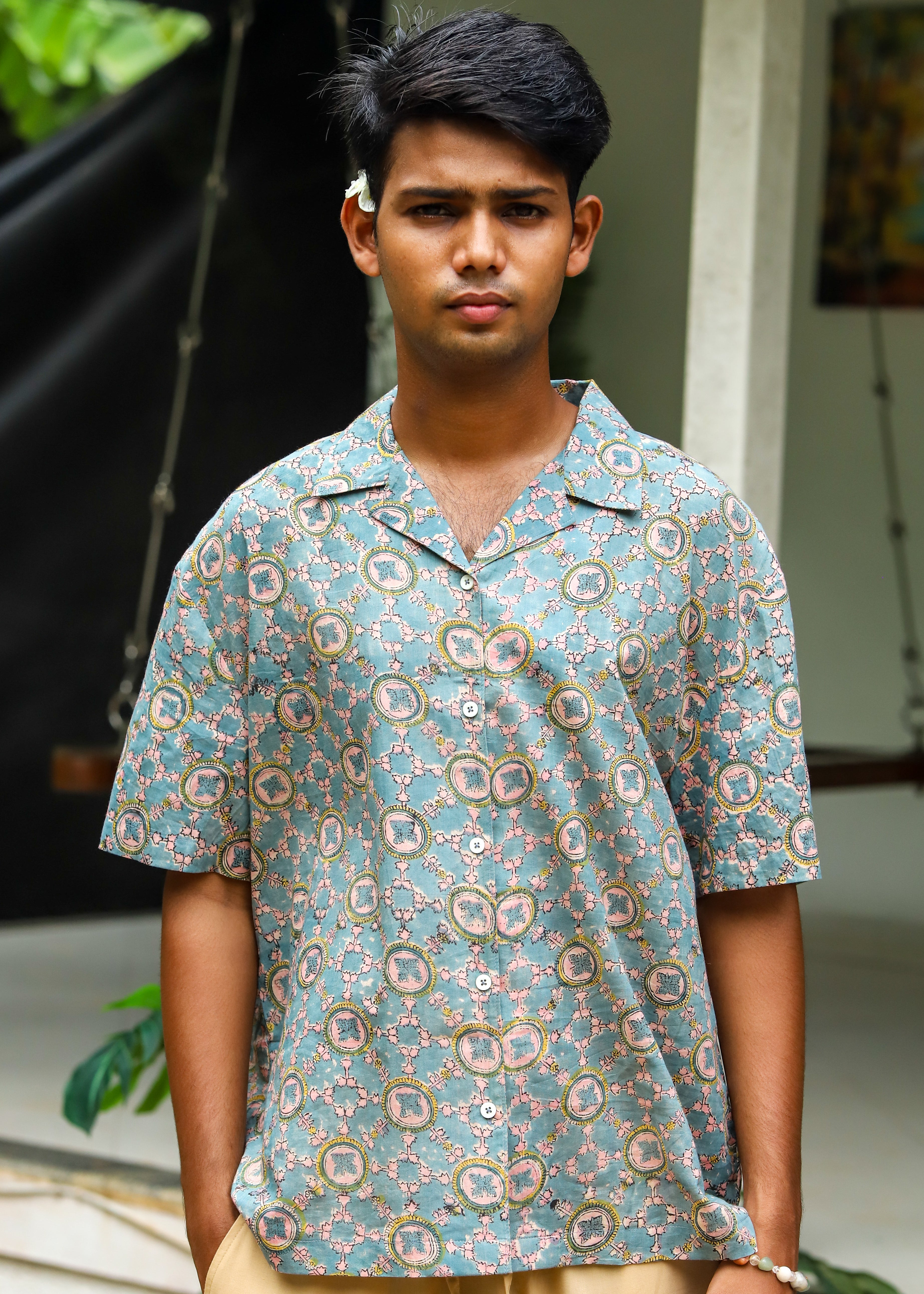 Aftab Handblock Printed Unisex Shirt