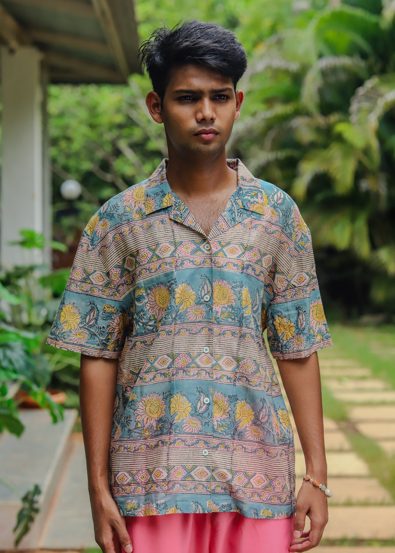 Amal Handblock Printed Unisex Shirt