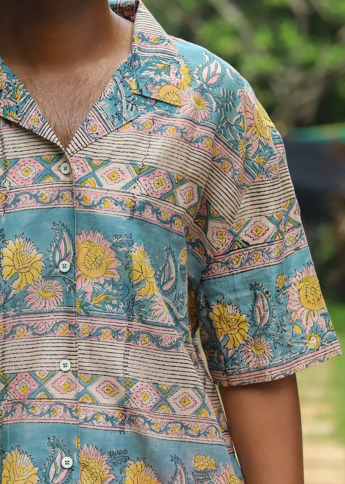 Amal Handblock Printed Unisex Shirt