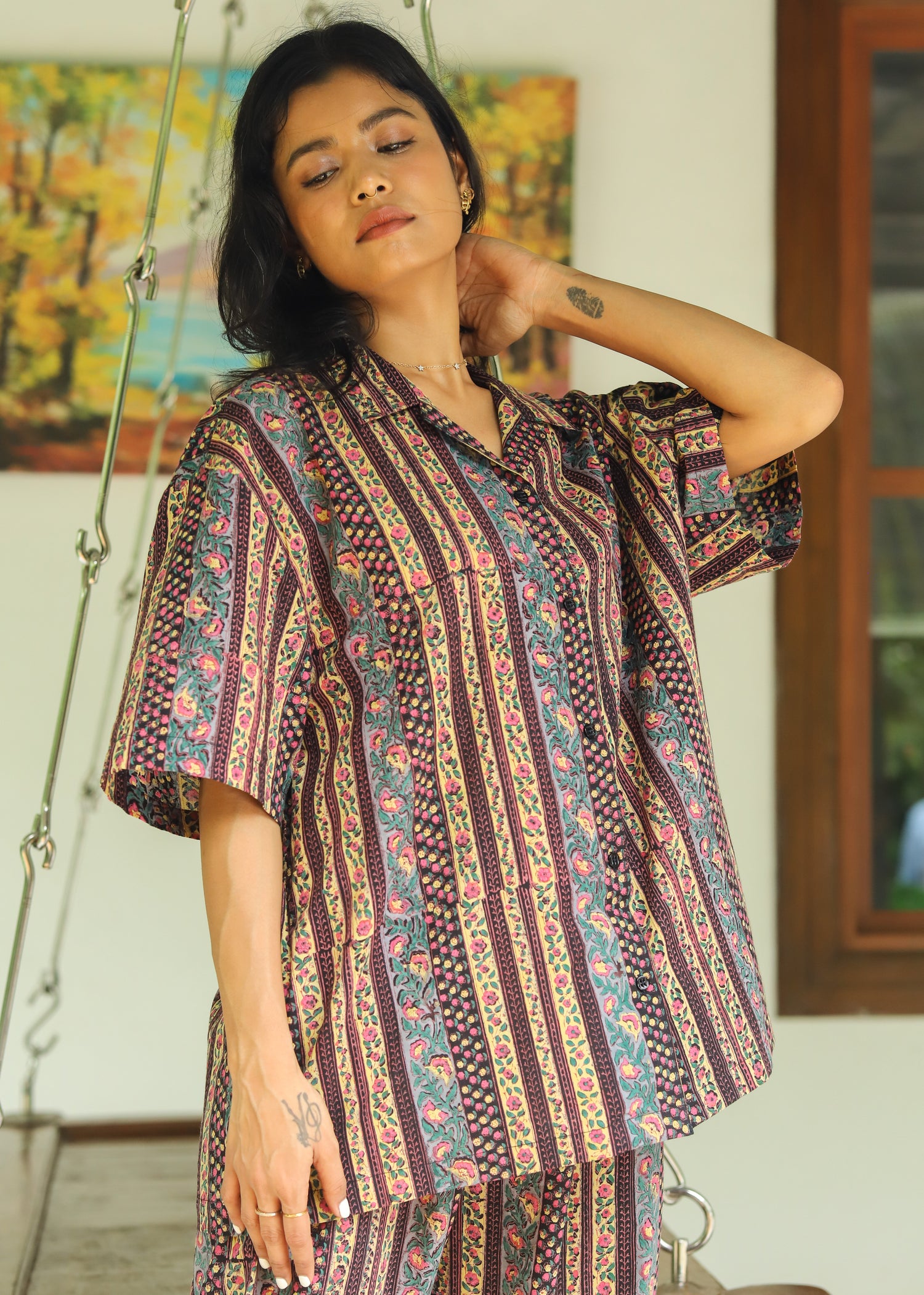 Naqsh Handblock Printed Unisex Shirt