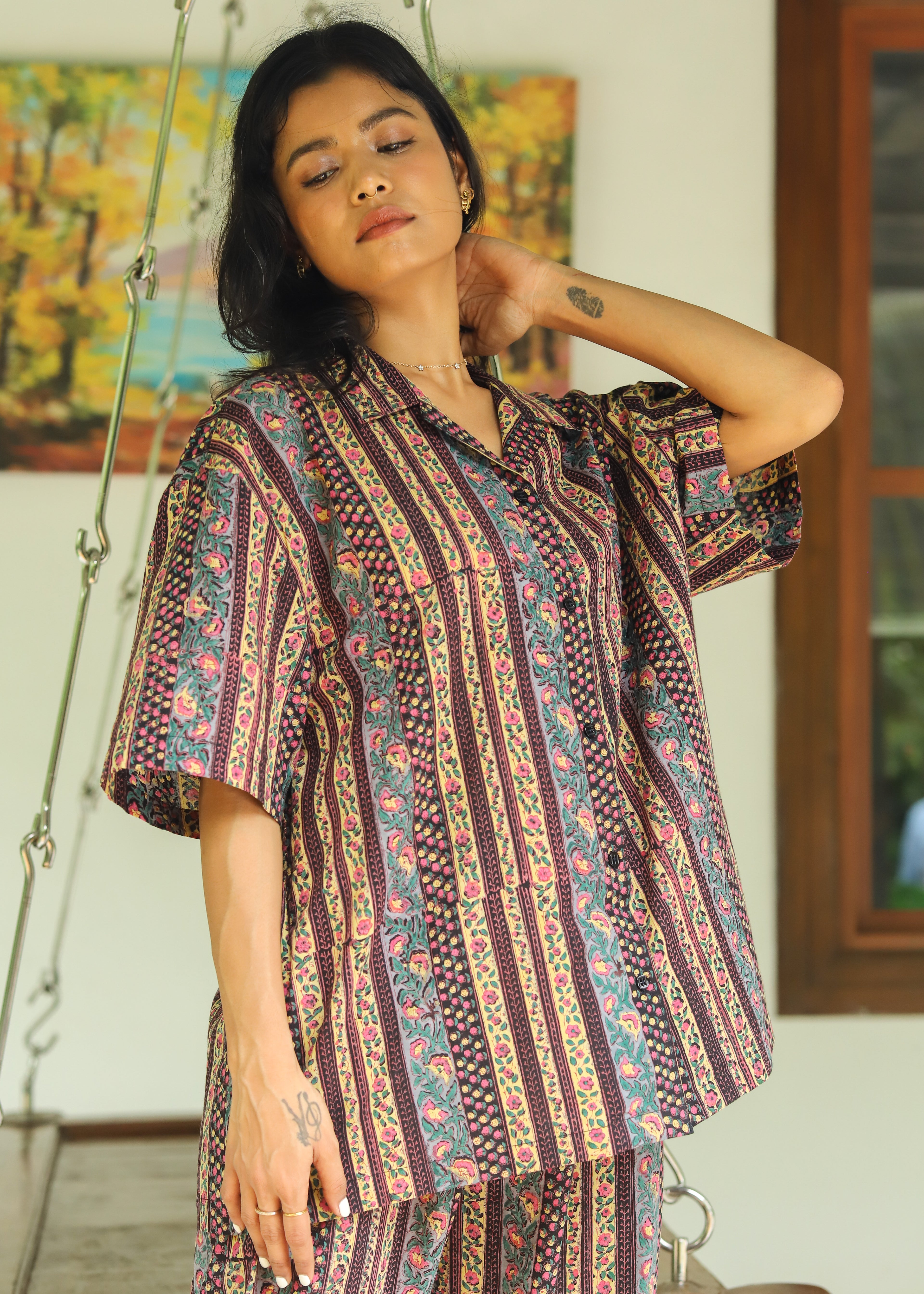 Naqsh Handblock Printed Unisex Shirt