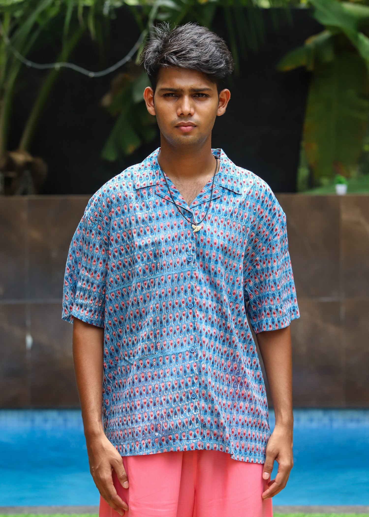 Set of 2 -Tarang Resort Shirt and Drawstring Pyjamas