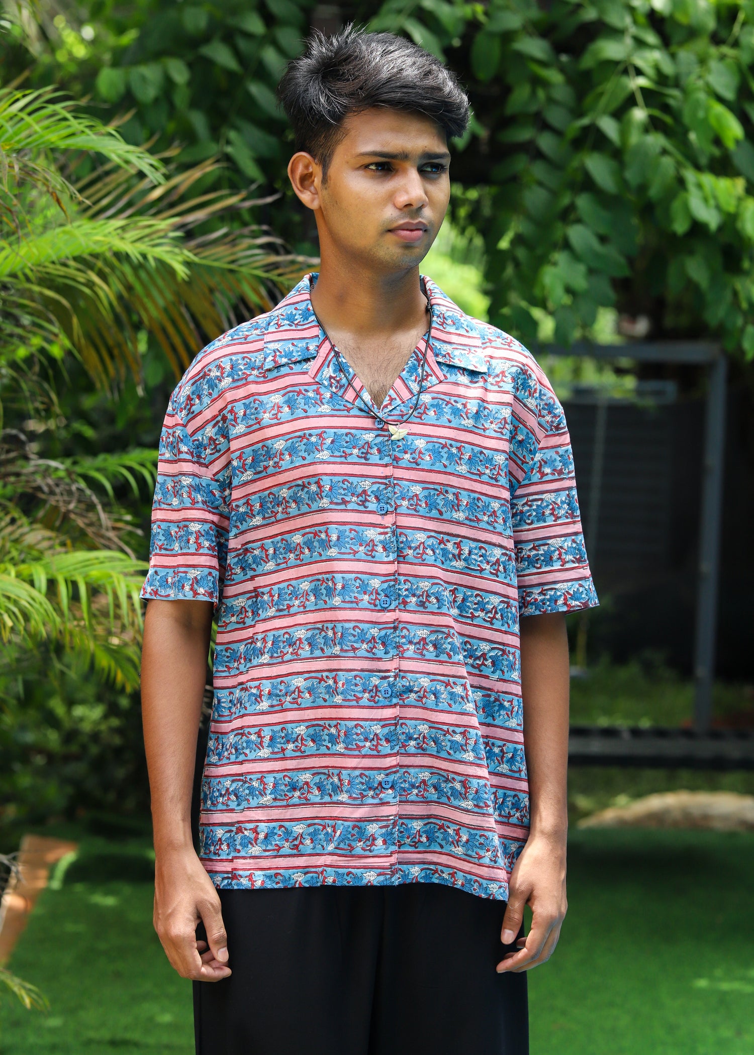 Dhaari Handblock Printed Unisex Shirt