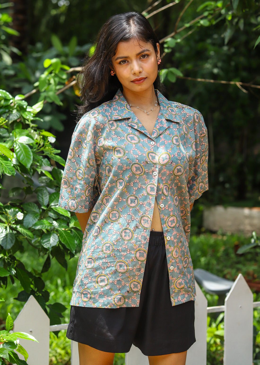 Aftab Handblock Printed Unisex Shirt