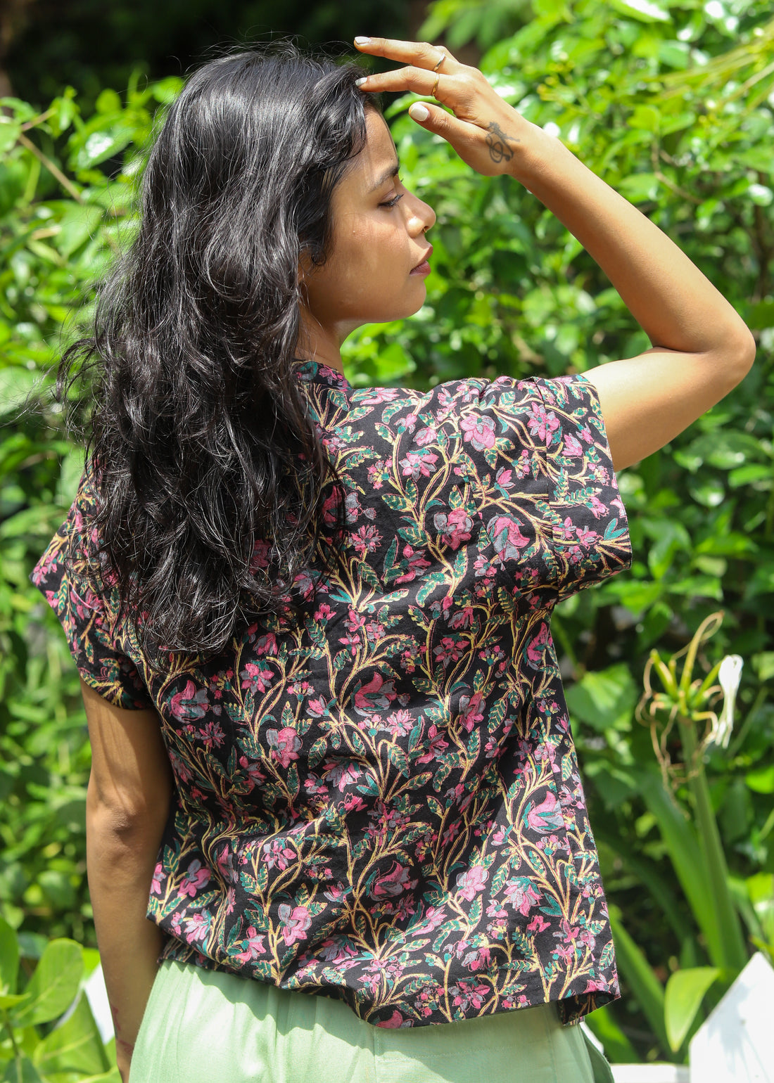 Raya Flared Top with Smocking