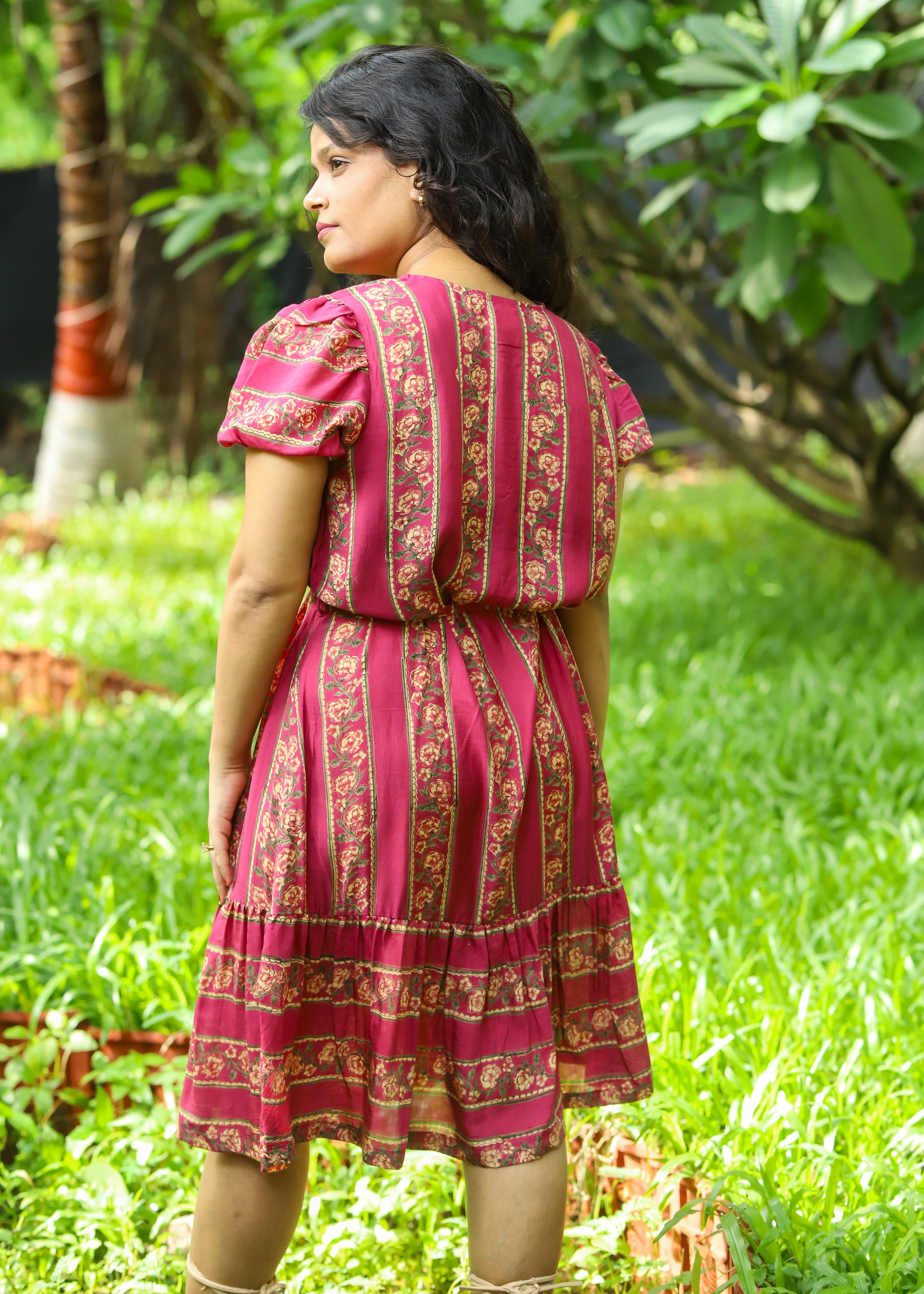 Noor Handblock Printed Modal Tunic Dress