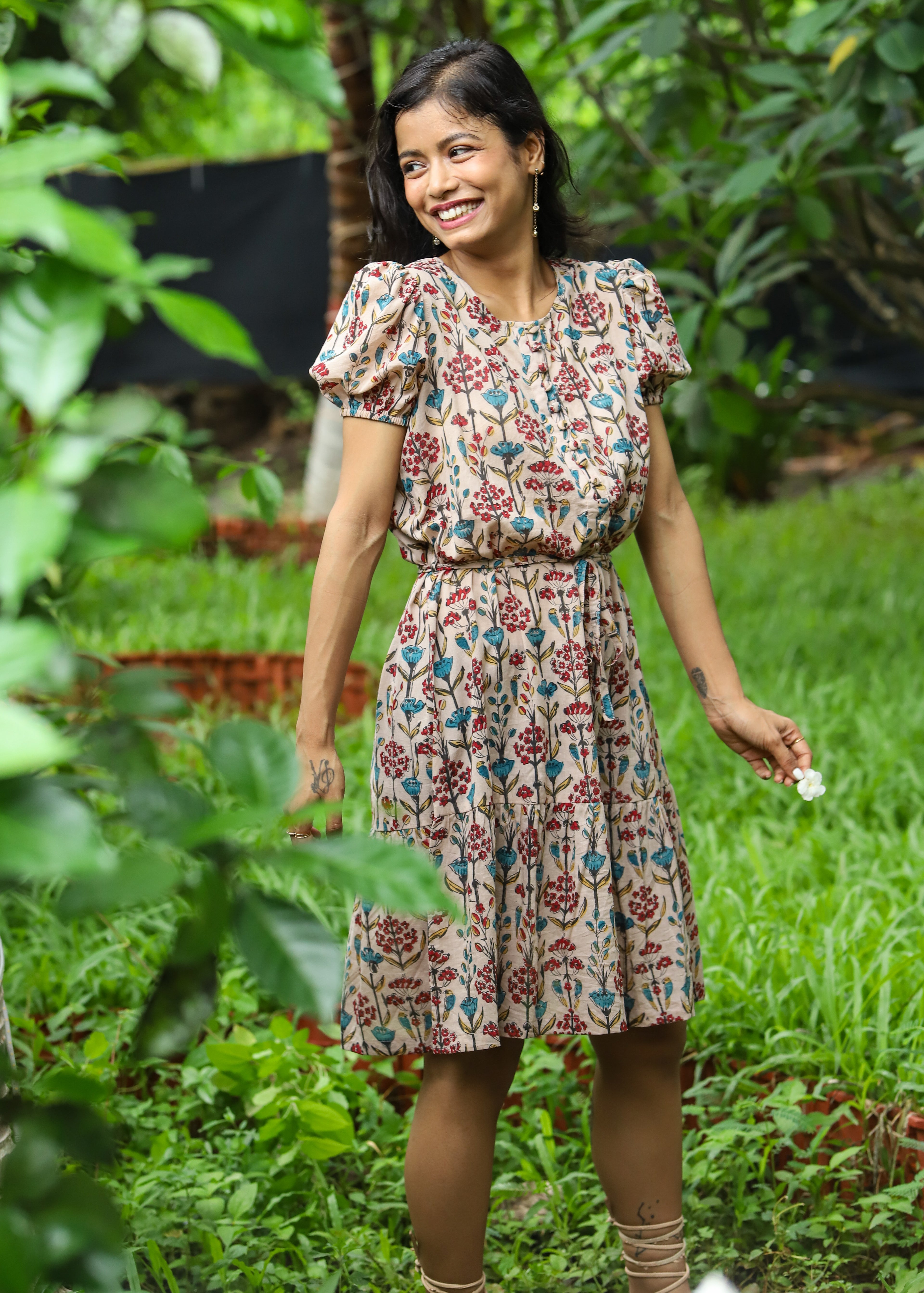 Bela Handblock Printed Tunic Dress