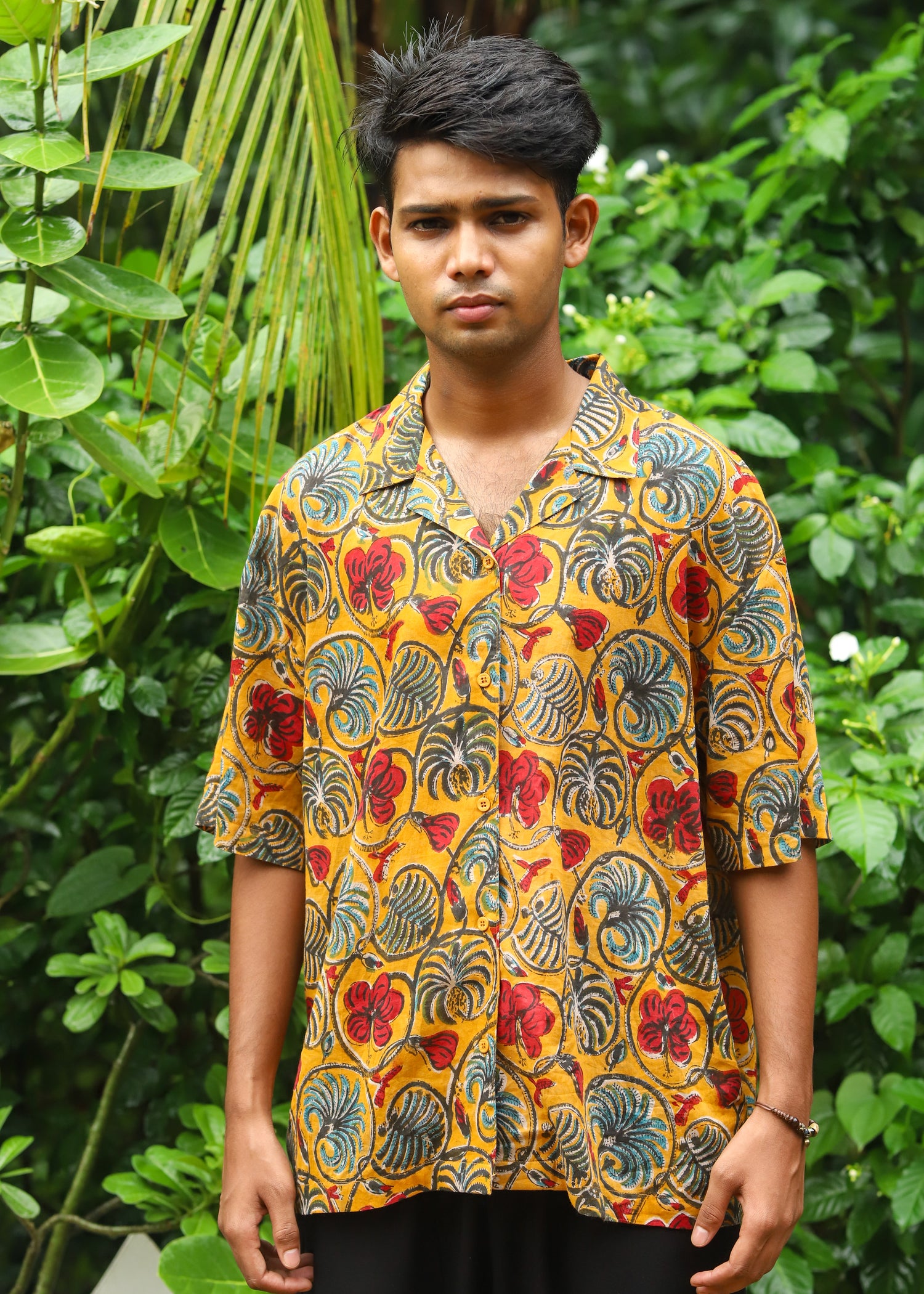 Kyra Handblock Printed Unisex Shirt