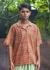 “Umang handblock printed unisex shirt with traditional Indian motifs, lightweight and breathable fabric, perfect for casual wear by CULTURE KRAFT.”