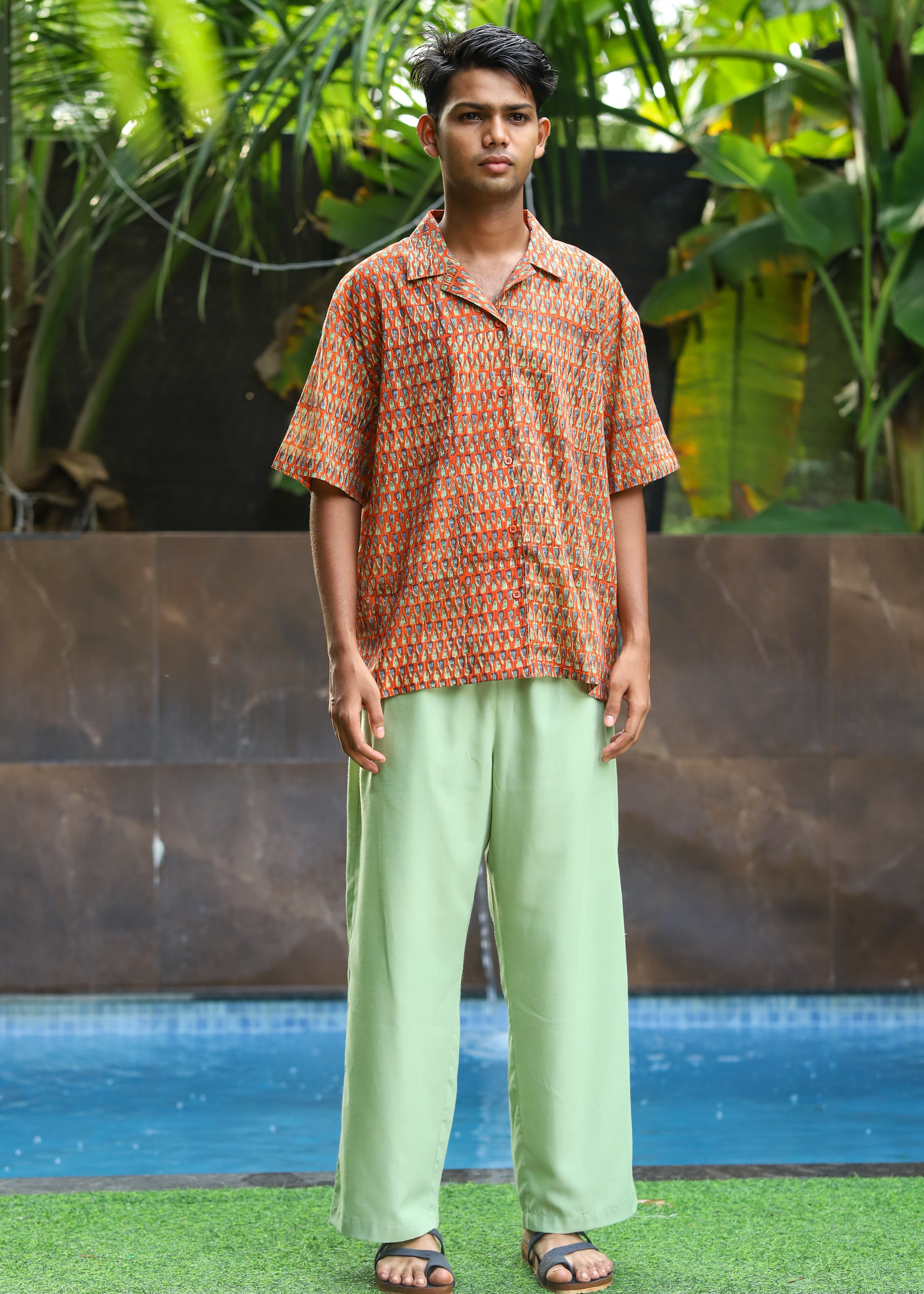 Set of 2 - Umang Resort Shirt and Drawstring Pyjamas