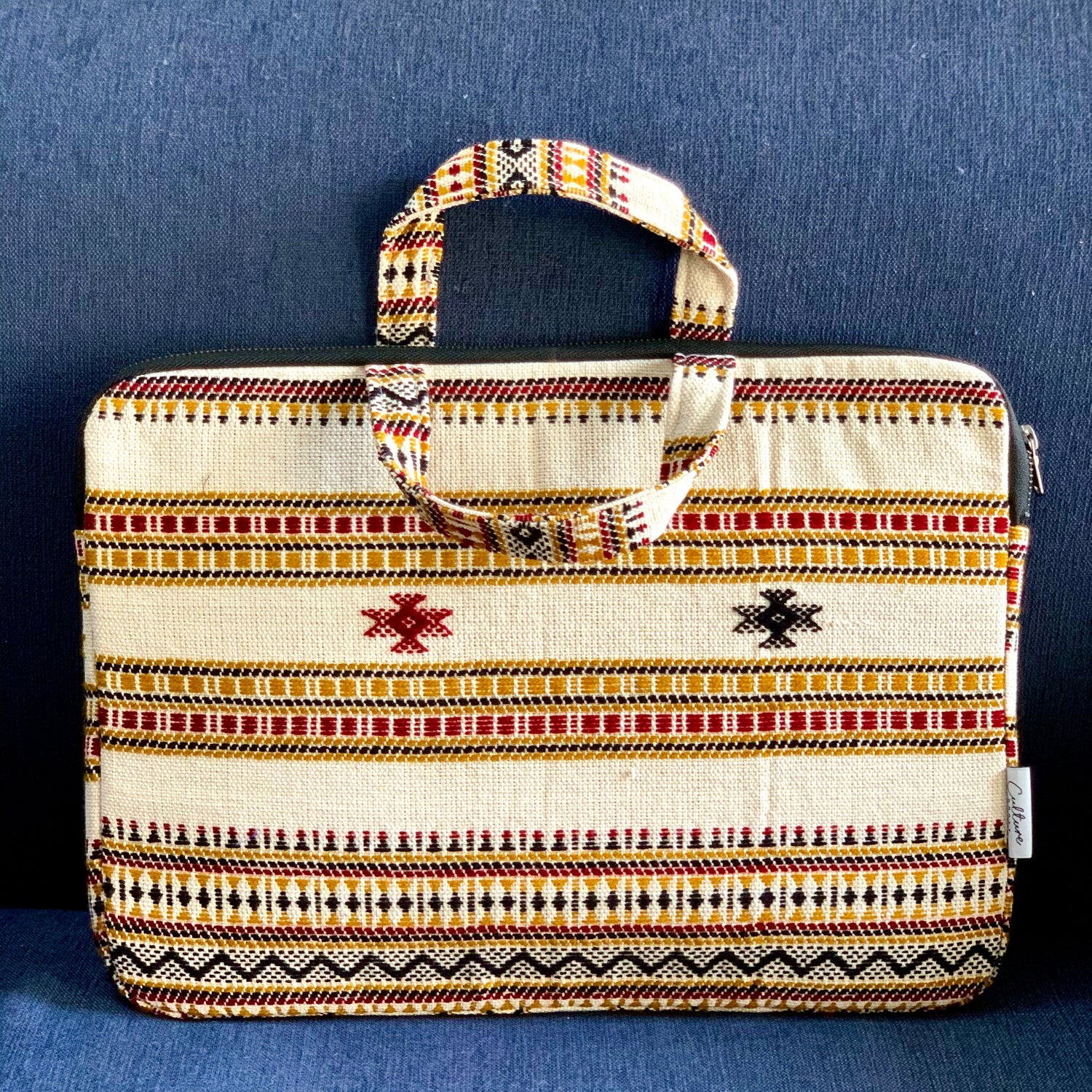 KORA - Handloom Jacquard Laptop Bag