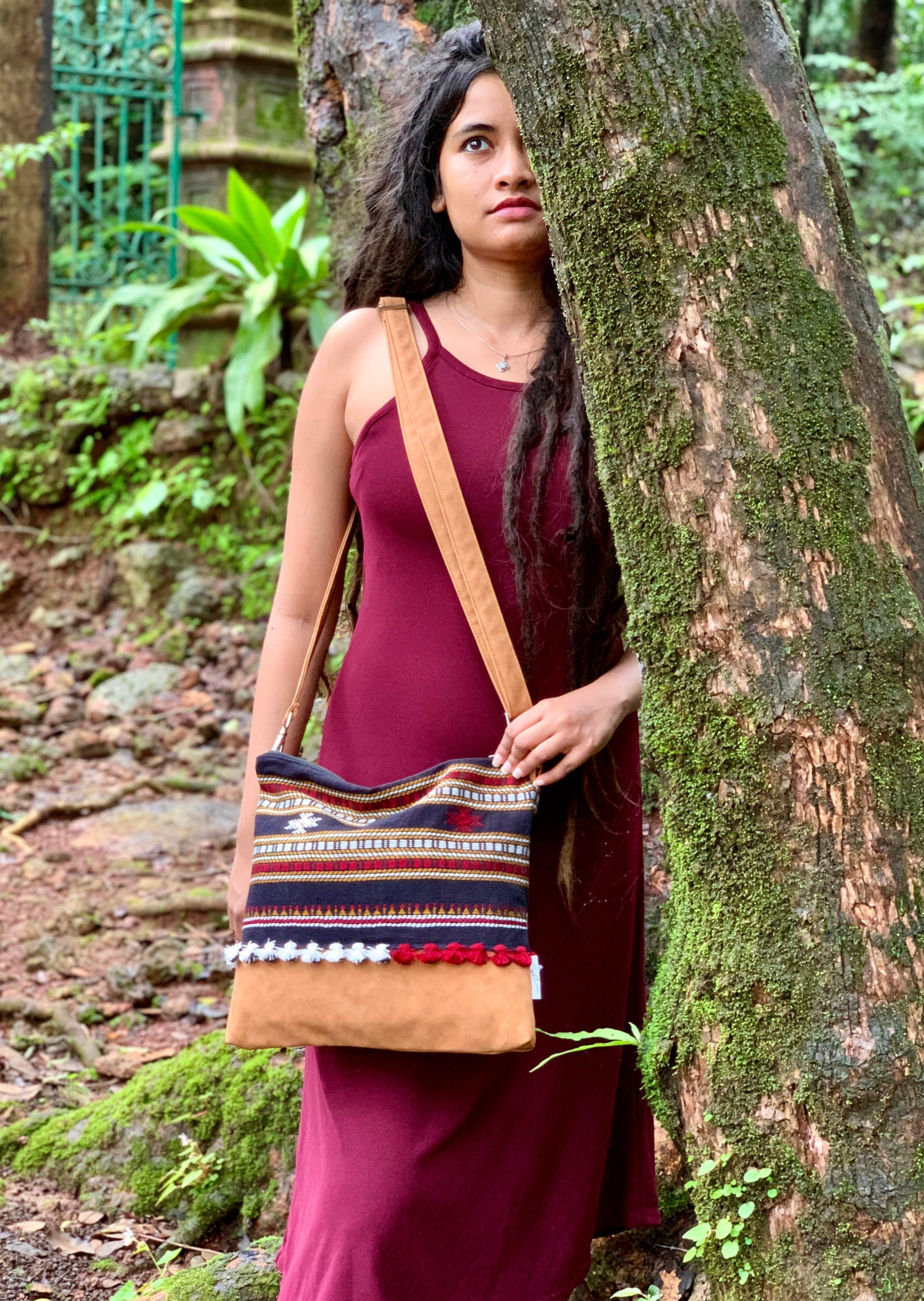 KALO - Handloom Jacquard Unisex Sling Bag