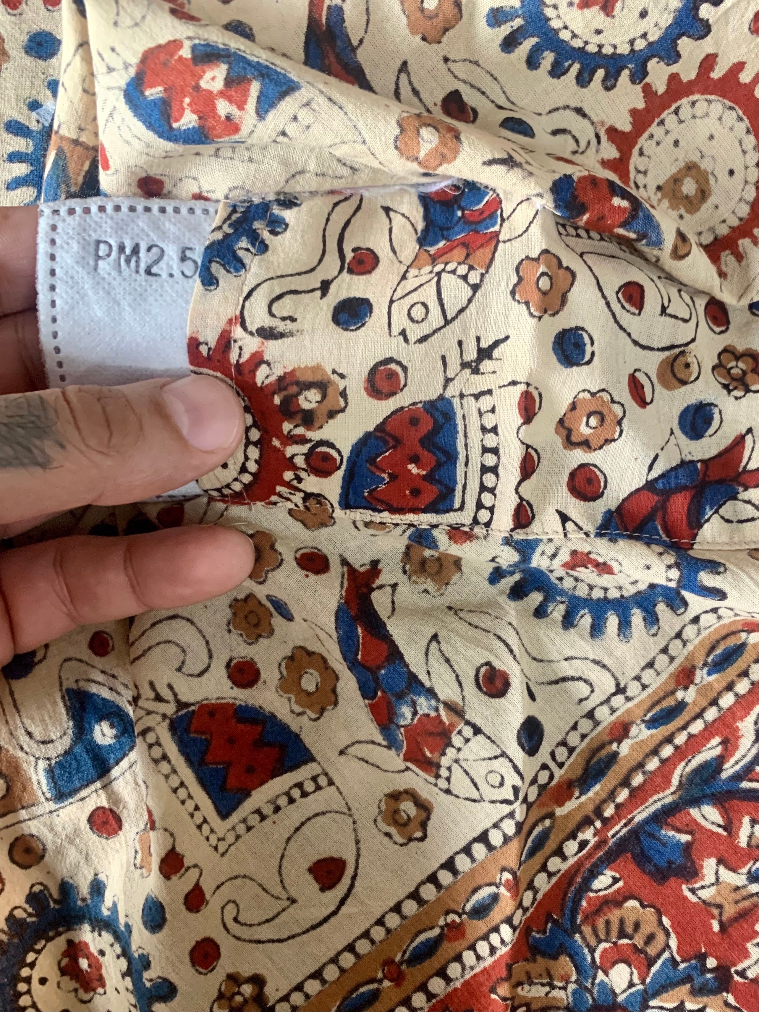 KANAN - Ajrakh Block Printed Slip-on Bandana