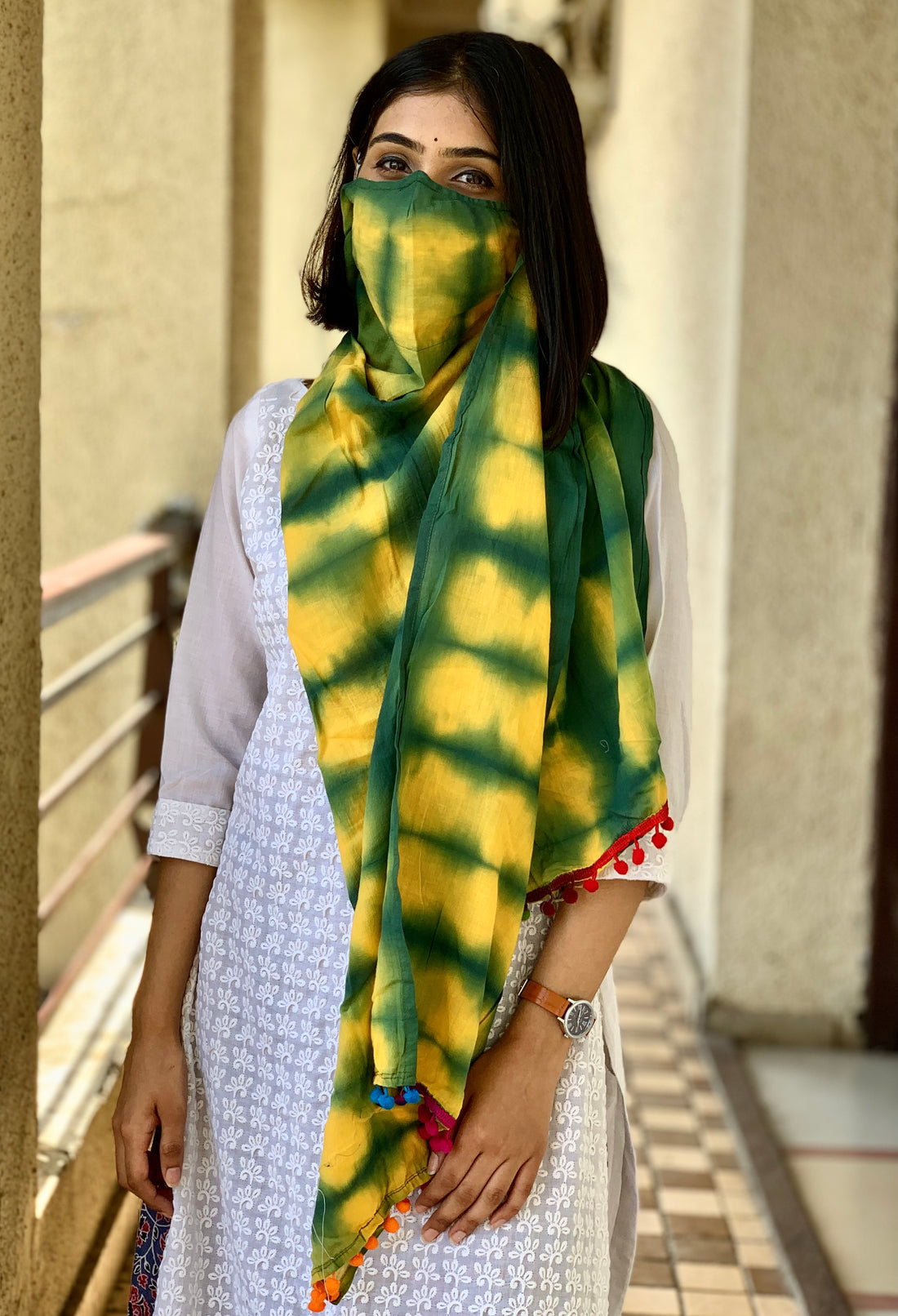 RANGREZ - Tie &amp; Dye Multi-purpose Stole