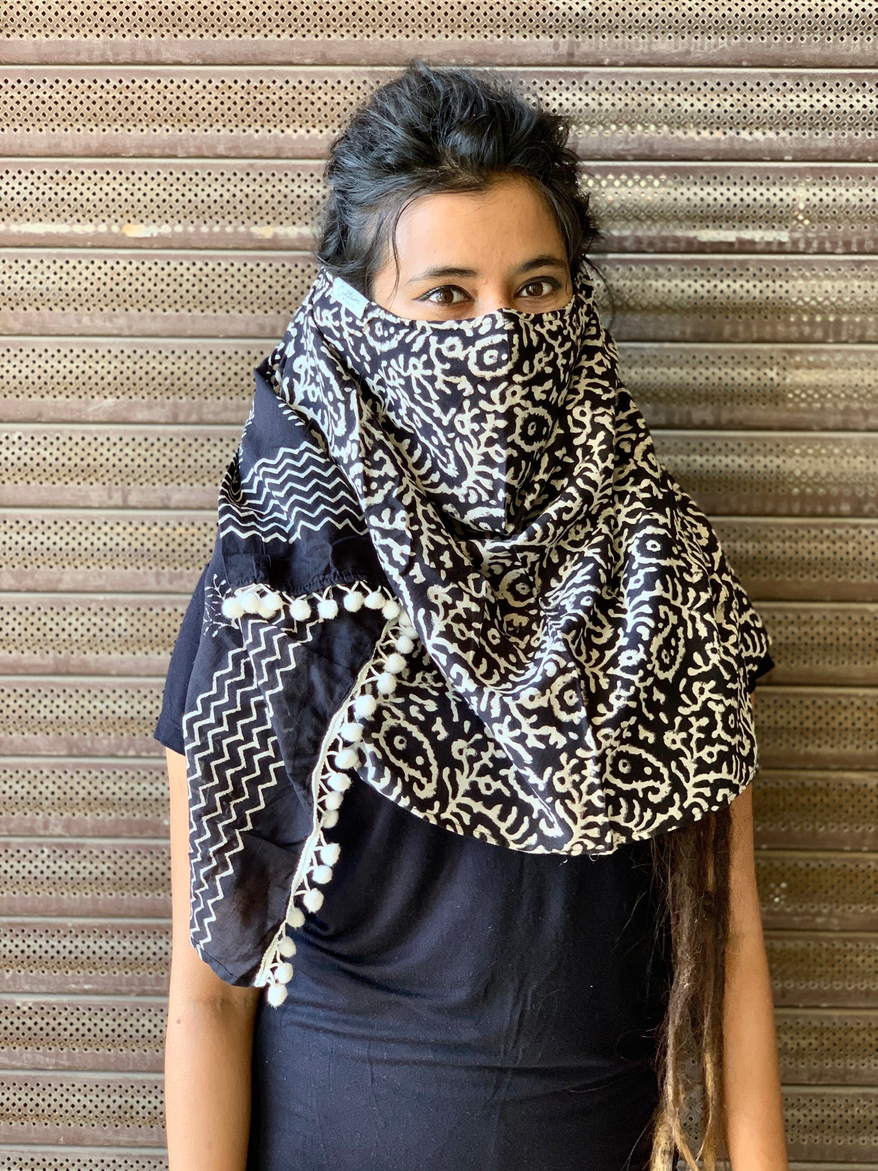 LEHAR - Block Printed Multi-purpose Stole