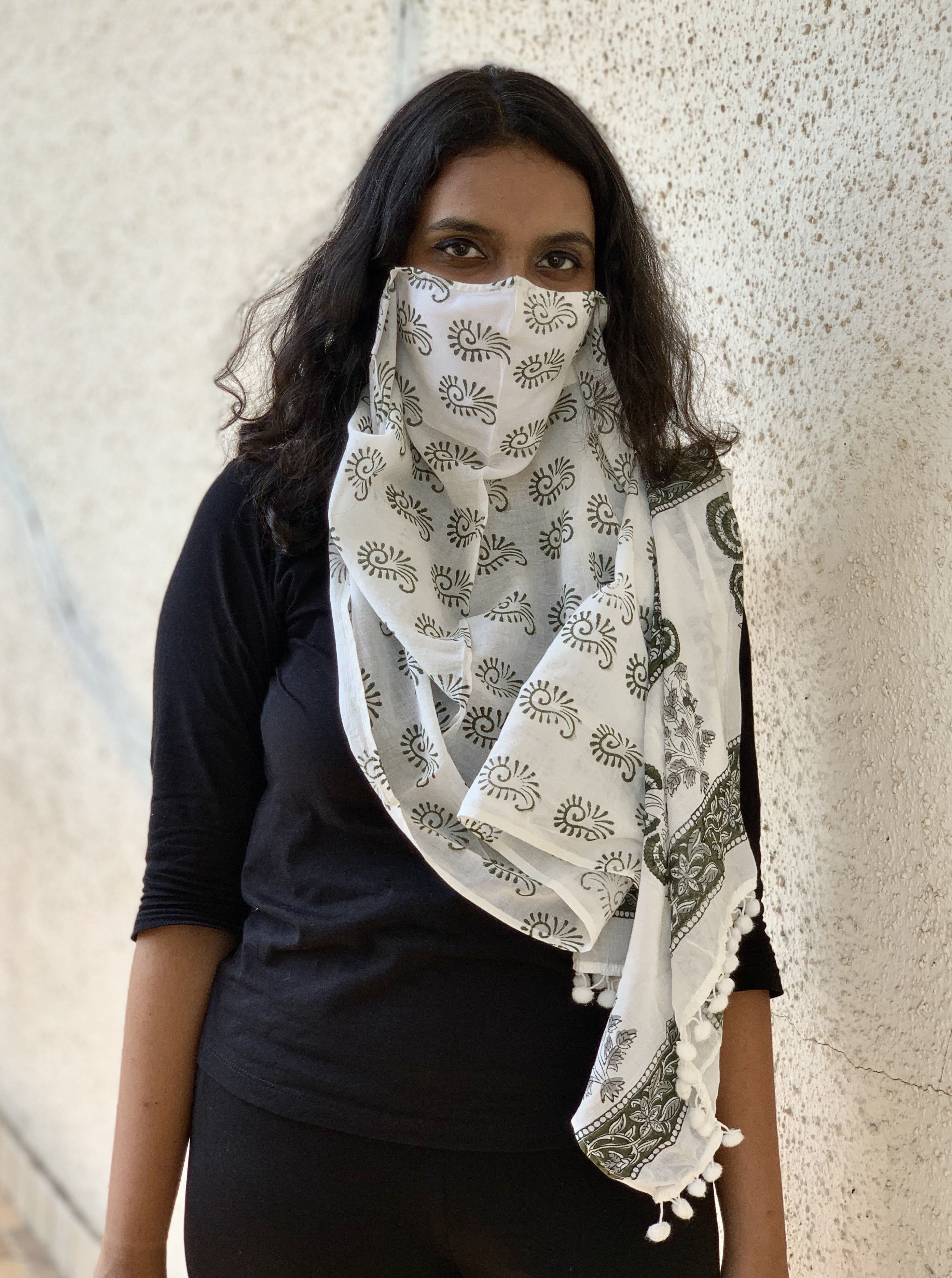 KAIRI - Block Printed Multi-purpose Stole