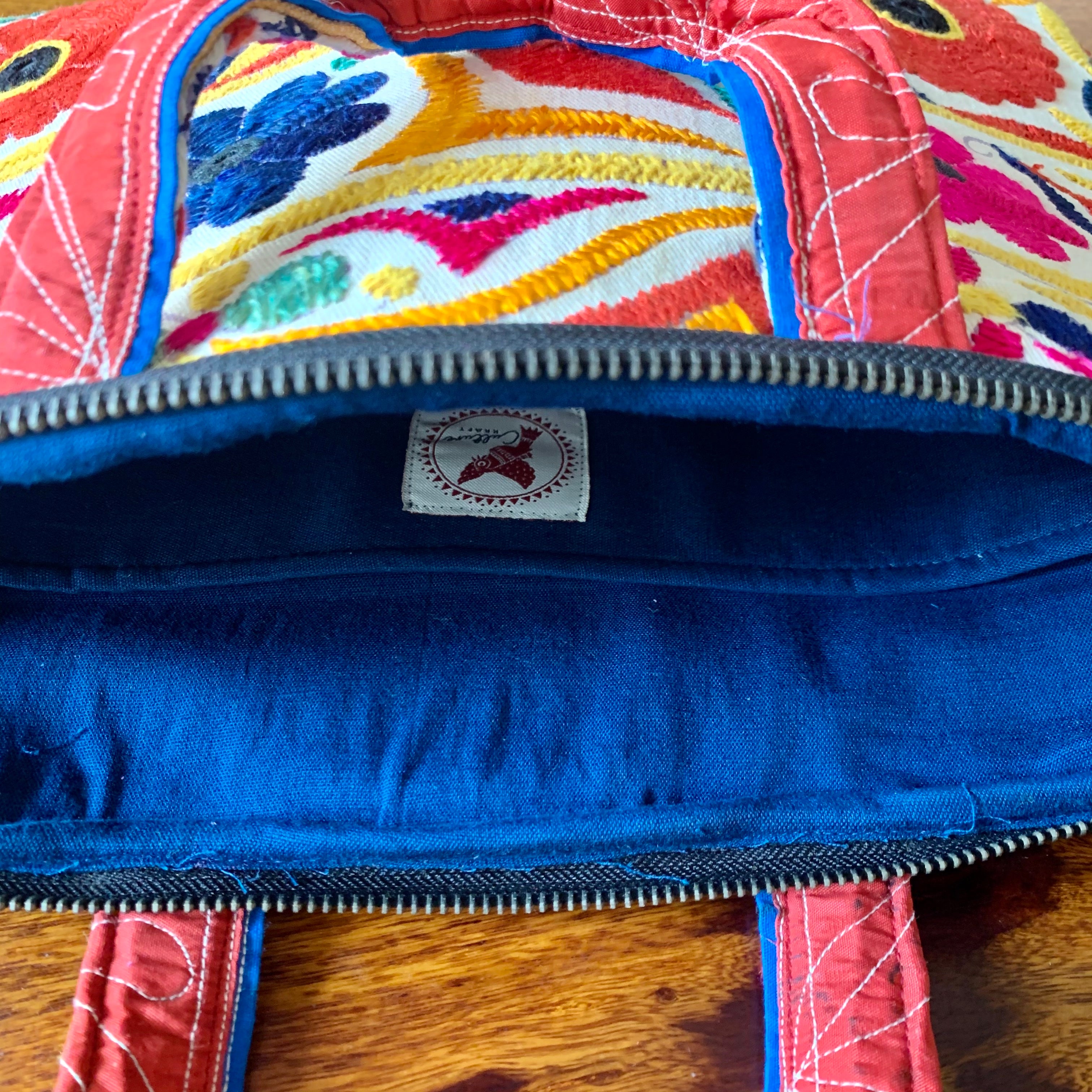 PHULO - Vintage Kutch Embroidery Laptop Bag