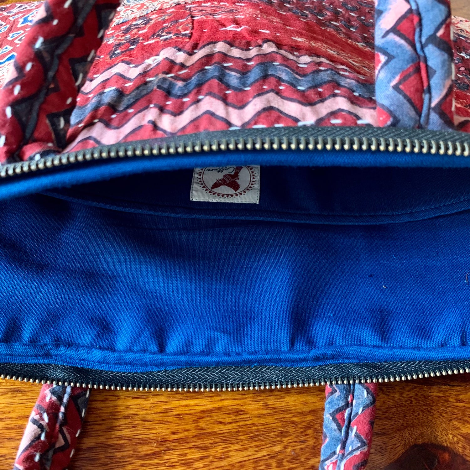 OCHAD - Ajrakh Patchwork Laptop Bag