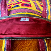 "ABHLA - Vintage Kutch Embroidery Laptop Bag with intricate, vibrant traditional designs, showcasing handcrafted details and cultural artistry."